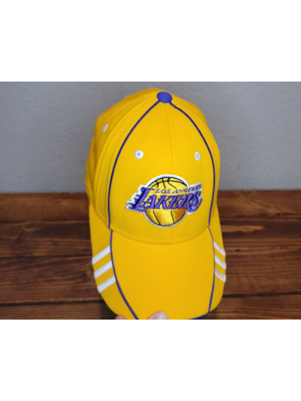 Los Angeles Lakers Cap Hat Adidas Fitted One Size Official Team Basketball - Picture 6 of 12